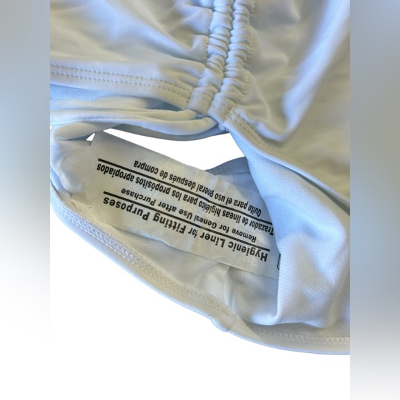 CATALINA women’s white side tie swim bottoms style #19ct305 size M NWT - Picture 9 of 9